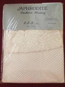 Lace Top Stay Up Fishnet White Thigh High Stocking Hosiery Costume Accessories - Picture 1 of 3