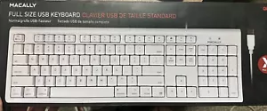 Macally MKEYE 104 klawisz pełnowymiarowa klawiatura USB fabrycznie nowa - Zdjęcie 1 z 1