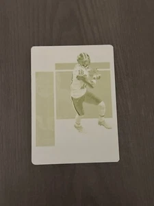 2017 Panini Encased Plates & Patches Printing Plate Yellow 1/1 #56 JOSH DOCTSON - Picture 1 of 3