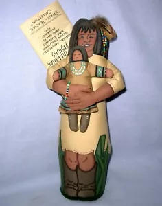 Indianer Puppe von Carolee Jandreau Eternal Child handbemalt signiert 1992 - Bild 1 von 7