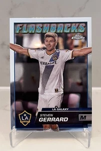STEVEN GERRARD LA GALAXY LIVERPOOL TOPPS MLS CHROME 2023 FLASHBACK CARD - Picture 1 of 1
