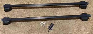 Volvo XC60 Genuine 48" Load Carrier Square Bars Black 4 keys adjustment tool - Picture 1 of 7