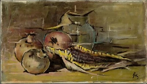  COMPOSIZIONE AUTUNNALE  -  ADORNI 1994  20 x 35 OLIO  TELA WhatsApp 3381892098 - Picture 1 of 2