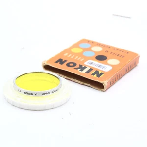 RARE Nikon Series VI 6 Y3 Yellow Filter in Box - Near Mint !! - Photo 1 sur 3