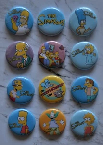 The Simpsons - 1" Pinback Buttons - Picture 1 of 2