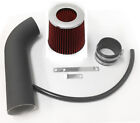 Coated Black Red For 05-09 Jeep Grand Cherokee Commander 4.7 V8 Long Air Intake