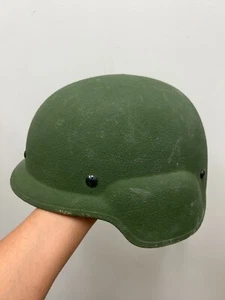 GENUINE USMC GENTEX LEVEL IIIA LIGHTWEIGHT MARINE CORPS COMBAT HELMET - X-LARGE. - Picture 1 of 9