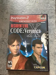 Resident Evil Code: Veronica X Sony Playstation 2 PS2 Completo con Manual - Imagen 1 de 4
