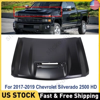 For 2017-2019 Chevrolet Silverado 2500 HD 3500HD Front Hood Panel Primed - Изображение 1 из 4