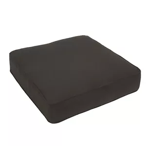Sunbrella Canvas Black Indoor/Outdoor Deep Seat Chair Cushion - Picture 1 of 4