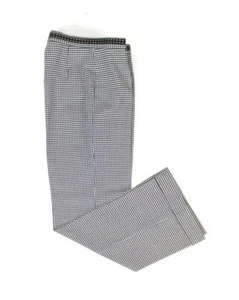 PANTALONE ELEGANTE CERIMONIA DONNA DIANA GALLESI P684R07533 BIANCO NERO AI NUOVO - Picture 1 of 3