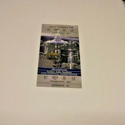 1997 US OPEN TENNIS TICKET AUG 29 RARE NITE SESSION 10 FLUSHING QUEENS NY ASHE  - Image 1 of 3