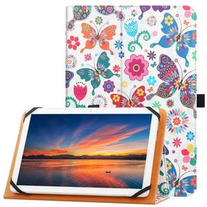 Supporto Tablet Folio Cover Protettiva Universale Fissaggio Regolabile Fascia Silicone 7-8 - Foto 1 di 2