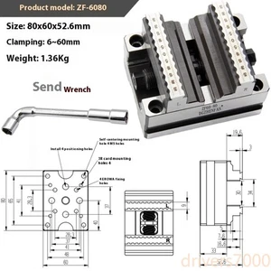 Multi-station Centering Fixture Concentric Vise Fixture CNC Self-centering Vise - Picture 1 of 2