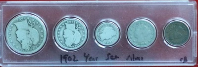 1902 United States Silver Year Set - Image 1 of 2