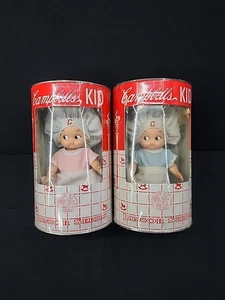 2er Set -1998 Campbells Kid Junior Puppe Suppendose Bank Bäcker Junge & Mädchen - Bild 1 von 10