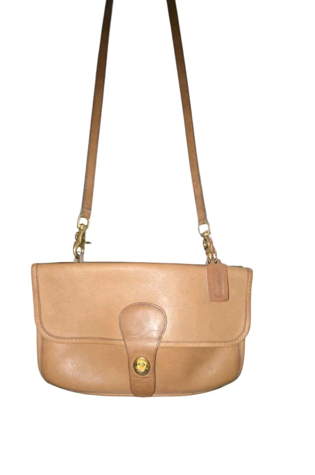 Vintage COACH Double Turnlock Twin Clutch NYC 80s Leia a descrição  - Imagem 1 de 4