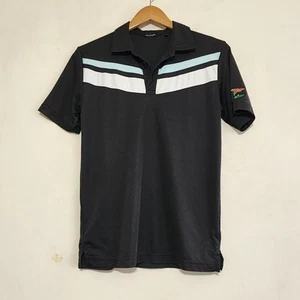 LACC Los Angeles Country Club Polo  Shirt Large Golf Womens Travis Mathew Black - Picture 1 of 6