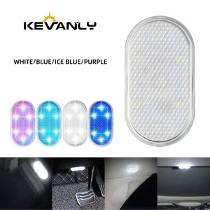 LED Touch Light Mini Wireless Car Interior Lighting Auto Roof Ceiling Reading La - Foto 1 di 29