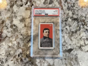 Honus Wagner 2002 Topps 206 MINI POLAR BEAR BACK #456. RARE AS PSA POP IS ONLY 1 - Picture 1 of 4