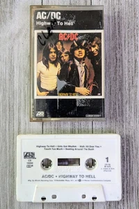 AC/DC Highway To Hell Music Cassette Tape 1979 Atlantic Records Classic Rock - Picture 1 of 10