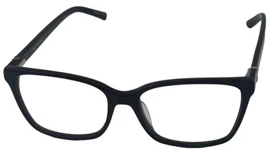 Armação de óculos Jones New York masculina retangular macia preta de plástico. J761. 52 mm - Imagem 1 de 4