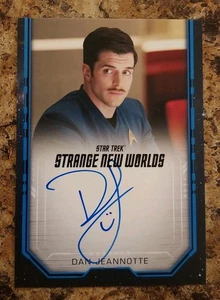 2023 Star Trek Strange New World Season 2 Dan Jeannotte~ Sam Kirk Autograph Card - Picture 1 of 2