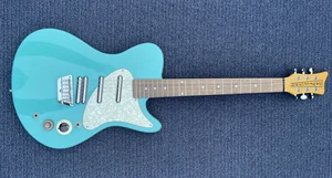 Danelectro Mod 6 Guitar – Seafoam Green – Rare - Near Mint - Picture 1 of 21