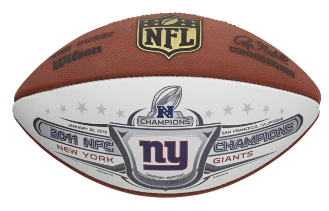 Bola de Futebol Americano Wilson Nfl New York Giants Mini em Promoção