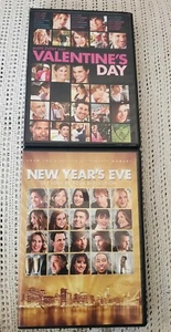 π₯ Double FEATURE Valentine's DAY & New YEARS Eve Dvd's β€π« Romantic COMEDY - Picture 1 of 1
