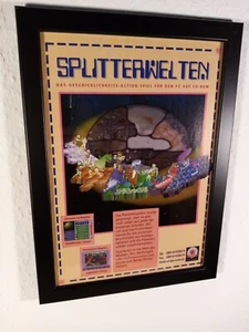 Splitterwelten pc Werbeblatt Gerahmt Poster Ad Page framed Werbung  - Bild 1 von 2