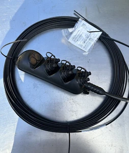 Corning OptiSheath MultiPort Terminal Stubbed 6-Port 100ft Cable MOB-0644FD100FW - Picture 1 of 8