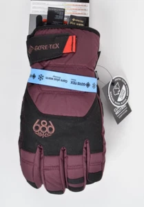 NWT Mens 686 GORE-TEX Apex Glove $95 L maroon red merino wool - Picture 1 of 2