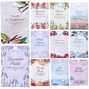 6 Scented Fragrance Sachet Air Freshener Wardrobe Drawer Perfume Bag - Picture 1 of 1
