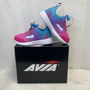 Avia Avi-Spirit SC Kordelzug Turnschuhe Schuhe Kleinkind Mädchen Gr. 7 Pink-Multi Neu - Bild 1 von 10