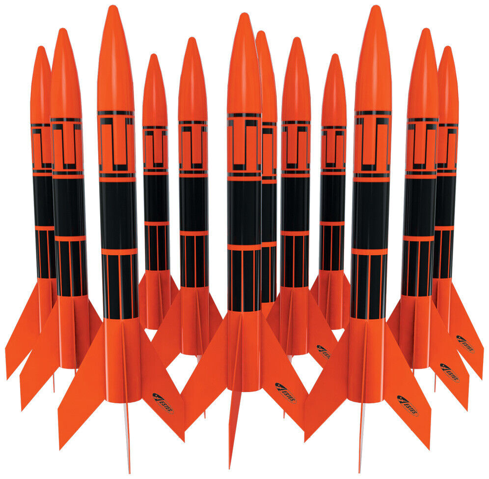 Estes Alpha III Rocket Bulk Pack - Includes 12 Beginner Model Rocket Kits