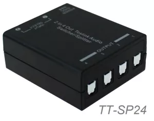 2 input to 4 output Toslink Optical Digital Audio Switcher/Splitter, TT-SP24 - Picture 1 of 4