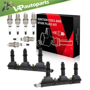 2 For 2001-2005 Saturn L300 3.0L V6 Ignition Coil & Spark Plug - Picture 1 of 9