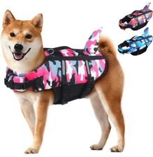 Pink Camo Large Dog Life Jacket 