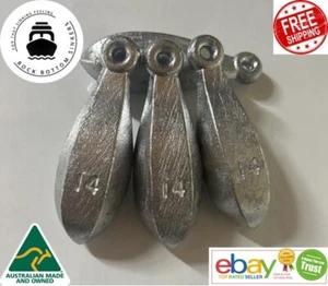 Snapper Sinkers - 14oz (396g) - 12 Pack - Free Postage - Loyalty Reward System - Picture 1 of 3