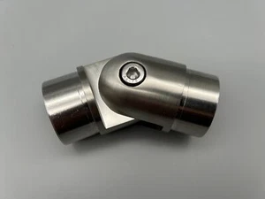 V2A Gelenkecke Edelstahl für Rohr Ø42,4x2mm Eckverbinder Steckfitting Verbinder - Bild 1 von 4