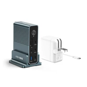 Estación de acoplamiento de escritorio Acasis 15 en 1 4K 60 Hz USB C para computadora portátil y PC - Imagen 1 de 8