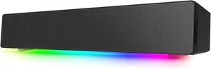 Stereo Soundbar with RGB, Bluetooth 5.0 Speaker With Multi Lights - Picture 1 of 7