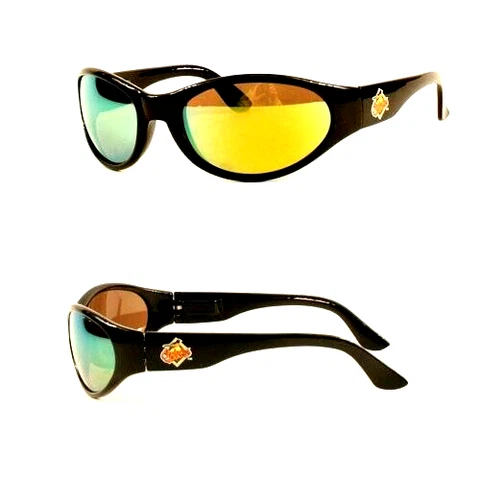 BALTIMORE ORIOLES SUNGLASSES SOLID BLACK UVA/UVB PROTECTION and WITH POUCH Cover