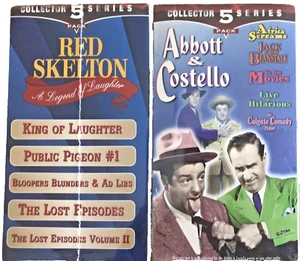 VHS TAPES Sets Red Skelton & Abbott & Costello..New & Sealed - Picture 1 of 6