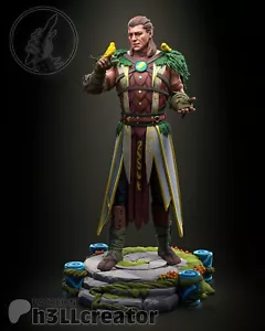 Halsin Resin Model Kit -Baldurs Gate 3 - Large 1:8 scale - 9 Inch statue - Picture 1 of 6