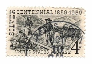 Estampilla usada de 4 centavos Scott #1130 astilla centenario de EE. UU. (A2) - Imagen 1 de 2
