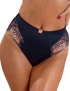 Pour Moi St Tropez Brief High Waisted Embroidered Womens Lingerie 7718