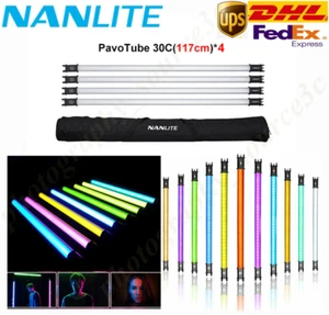 Nanlite PavoTube II 30C Kit RGBWW LED Video Tube Light 2700K-7500K APP Control - Picture 1 of 10