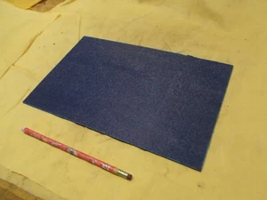 ABS DARK BLUE PLASTIC SHEET 1/8" x 7 1/2" x 12” textured vacuum thermoforming - Picture 1 of 1
